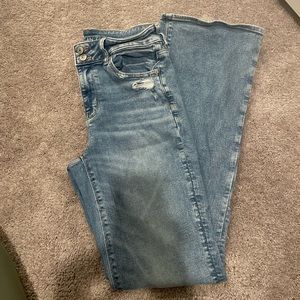 American eagle stretch hi rise artist flare